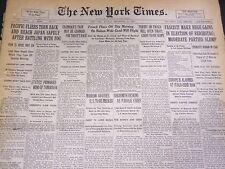 1930 SEPTEMBER 15 NEW YORK TIMES - GATTY & BROMLEY TURN BACK TO JAPAN - NT 4979 picture