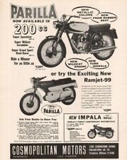 1959 Moto Parilla Super Speedster 200cc & Ramjet-99 - Vintage Motorcycle Ad picture
