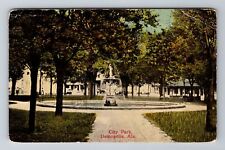 Demopolis AL-Alabama, City Park, Antique, Vintage c1913 Souvenir Postcard picture