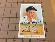 Original SIGNED Baseball item: CHARLIE GEHRINGER perez art postcard #4682 picture