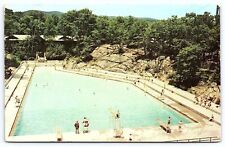 1954 Bear Mountain Swimming Pool Bear Mountain New York NY Posted Postcard picture