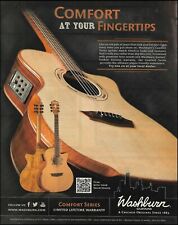 Washburn Comfort Series WCG66SCE Acoustic Guitar advertisement 8 x 11 ad print picture