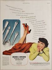 1949 Print Ad Holmes & Edwards Sterling Inlaid Silverplate Knives,Spoons,Forks picture