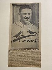 Heinie Mueller St. Louis Cardinals 1926 Sporting News Baseball 5X9 Panel picture