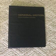 Vtg General Motion Minnetonka MN Motors Amps Controllers Empty 3 Ring Binder L5 picture