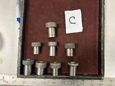 MACHINIST GrnCbE LATHE TOOL MILL Machinist Lot of Drill Bushings Lot C picture