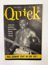 Quick News Weekly Magazine February 5 1951 cover Sugar Ray Robinson picture