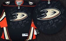 ANAHEIM DUCKS 2016-17 TEAM SIGNED RBK JERSEY PERRY GIBSON KESLER RACKELL +COA picture