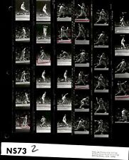 LD345 1974 Orig Contact Sheet Photo CLYDE WRIGHT MILW BREWERS - DETROIT TIGERS picture