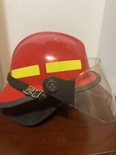 2014 Firefighter Helmet Cairns C MOD Metro Red Invader 664 Adjustable picture