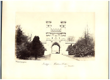 Calotype, Eaton Hall Chester Vintage Albumen Print from Waxed Paper Negative, Eng picture