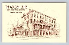 Lebanon OH-Ohio, the Golden Lamb Inn & Restaurant, Advertising Vintage Postcard picture