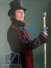Johnny Depp WILLY WONKA Signed 10X8 Photo OnlineCOA AFTAL picture
