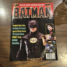 Batman Official Movie Souvenir Magazine F/VF 1989 Topps Michael Keaton Joker picture