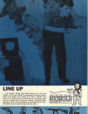 1964 PAPER AD Nichols Toy Guns Rifle Pistol Tommy Gun Army Cap Detective picture