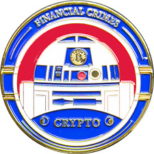 GL10-001 R2-D2 Financial Crimes Task Force Challenge Coin R2D2 HSI DEA FBI ATF N picture