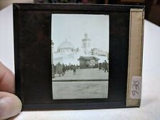 COLORED Glass Magic Lantern Slide DEG HELP IDENTIFY THIS ONE? SPAIN? picture