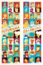 2013 SDCC San Diego Comic Con Futurama Alienese Variant Poster Dave Perillo picture