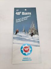 Vintage 1987/88 Ski 49 Degree North Chewelah Washington Pamphlet Brochure picture