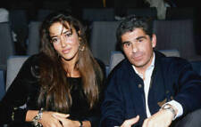 Spanish humorist Pedro Ruiz with Spanish model and actress Elsa An- Old Photo picture