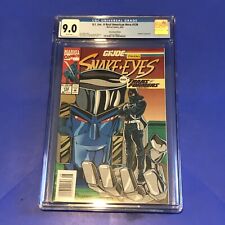 G.I. Joe A Real American Hero 139 CGC 9.0 NEWSSTAND Transformers Snake-Eyes 1993 picture