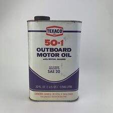Vintage 1973 TEXACO Outboard Motor OIL CAN empty picture