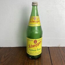 Vintage Schweppes Lemon Sour Bottle 32 oz picture