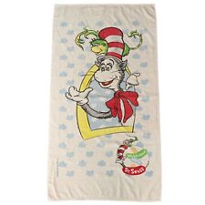 The Wubbulous World Of Dr Seuss Vintage 90s Beach Towel Cat In The Hat USA 1997 picture
