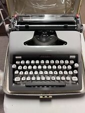 Vintage 1958 Silver Royal Speed King Portable Typewriter with the Case  - Works picture