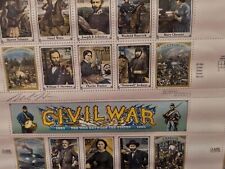 Civil War Commemorative Stamp sheet signed and numbered 3084/20000 picture