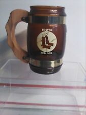 Vintage Siesta Ware Boston Patriots-Red Sox Sports Glassware Mug picture