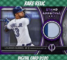 Rare Heavy Colorful Topps Gurriel Jr. 2020 Stamp Relic Approval Digital Tribute picture
