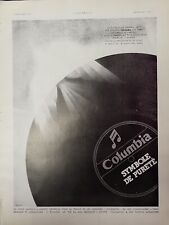 Columbia Records 1930 L'illustration Magazine Print Advertising FRENCH Vinyl picture
