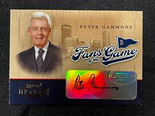 2004 Playoff Honors Fans of the Game Peter Gammons 253FG-3 autographed card AA picture