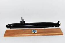 USS Columbia SSN-771 (Black Hull) Submarine Model,Navy,Scale Model,Mahogany,20 picture