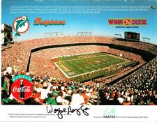 Wayne Huizenga autographed signed Miami Dolphins 1993 1994 calendar back cover picture