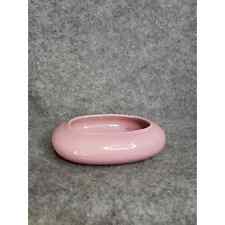Vintage Haeger Oblong Ceramic Porcelain Planter Vase Rounded Pink Solid Home Dec picture