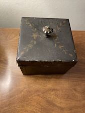 Vintage Nutmeg Tin  Metal Box Tin Handle picture
