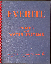 1947 Everite Pumps and Water Systems Illustrated Brochure Everbrite Pump & Mfg picture