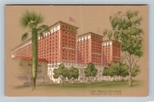 Los Angeles CA, Biltmore Hotel, Linen California Postcard picture