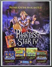 Phantasy Star IV 4 Sega Genesis 1994 Promo Ad Wall Art Print Poster - Glossy picture