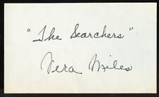 Vera Miles signed autograph 3x5 Cut American Actress in Western The Searchers picture