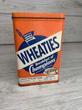 Wheaties Breakfast of Champions Tin Box Vtg 1993 Can Cereal Collectible Empty picture