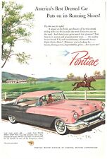 1956 Pontiac GM Strato-Streak V-8 Car Vintage Original Magazine Print Ad picture