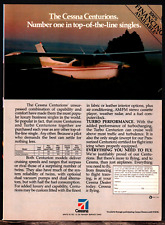 1982 CESSNA Centurion Aircraft Plane Airplane Vintage Aviation AD picture