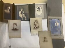 LOT 7 Antique Cabinet Cards 1877.  New York San Fransisco picture