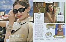 Original Magazine  2 Page Ad Vahan Jewelry Celebrating 50 Years picture