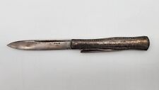 Victorian Coin Silver Two Blade Ladies Fruit Knife 5.85 Inches Long picture