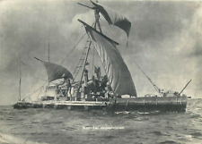 Kon Tiki raft expedition photo postcard picture