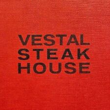 Vintage 1950s Vestal Steak House Restaurant Menu Binghamton Route 17 New York picture